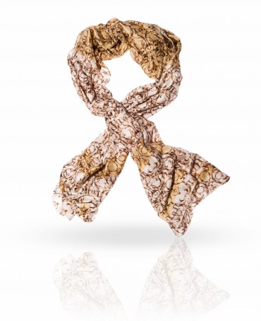 Палантин Женский SN-GOTHIC/BEIGE.WHITE